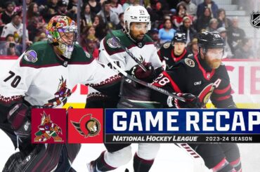 Coyotes @ Senators 3/1 | NHL Highlights 2024