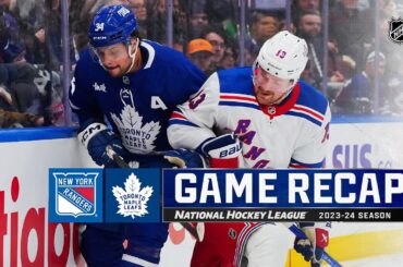 Rangers @ Maple Leafs 3/2 | NHL Highlights 2024