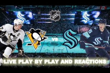 Pittsburgh Penguins vs Seattle Kraken Live Play-By-Play & Reactions