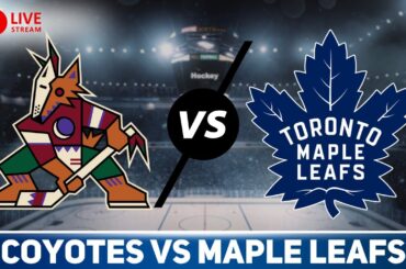 Arizona Coyotes vs Toronto Maple Leafs LIVE STREAM & PLAY-BY-PLAY | NHL Live stream