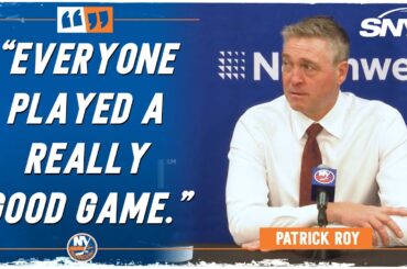 Patrick Roy on Kyle Palmieri's first-period hat trick in Islanders' 5-1 win over Bruins | SNY