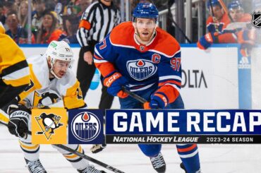 Penguins @ Oilers 3/3 | NHL Highlights 2024