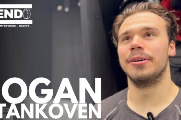 Logan Stankoven interview talks first goal of NHL career, Dallas stars hockey and Conor Bedard