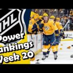 NHL Power Rankings Week 20