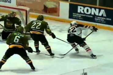 Andreas Athanasiou Dangles & Between The Legs Goal (Barrie Colts vs North Bay Battalion)