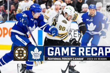 Bruins @ Maple Leafs 3/4 | NHL Highlights