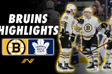 Bruins Highlights: Best of Boston's Strong Team Performance vs Toronto