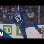 Canucks' Tyler Myers Steals, Dekes, And Finishes Backhand For An Amazing Goal