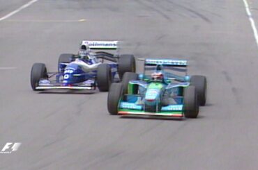 Schumacher And Hill Collide In Title Showdown | 1994 Australian Grand Prix