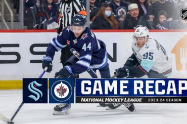 Kraken @ Jets 3/5 | NHL Highlights 2024