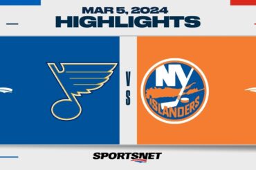 NHL Highlights | Blues vs. Islanders - March 5, 2024