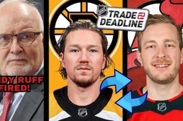 Lindy Ruff FIRED, New Jersey Devils HUGE TRADES Soon! Travis Green is Interim Head Coach | NHL News