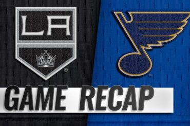 Petersen earns first shutout to lead Kings by Blues