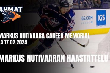 Markus Nutivaaran haastattelu "Markus Nutivaara Career Memorial"-tapahtumassa