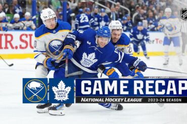 Sabres @ Maple Leafs 3/6 | NHL Highlights 2024