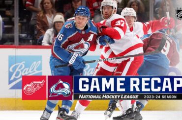 Red Wings @ Avalanche 3/6 | NHL Highlights 2024