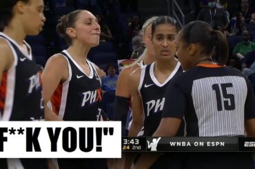 Taurasi EJECTED After SCREAMING At Refs For Not Calling Foul On Candace Parker, Receive 2 Technicals