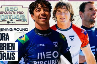 Yago Dora, Liam O'Brien, Frederico Morais | MEO Rip Curl Pro Portugal 2024 - Opening Round