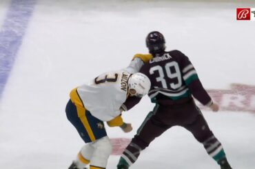 Jeremy Lauzon Drops The Gloves With Sam Carrick