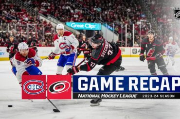 Canadiens @ Hurricanes 3/7 | NHL Highlights 2024