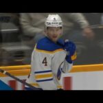 Bowen Byram Scores On His First Touch With The Buffalo Sabres