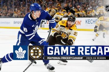 Maple Leafs @ Bruins 3/7 | NHL Highlights 2024