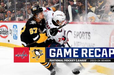 Capitals @ Penguins 3/7 | NHL Highlights 2024