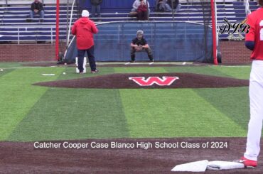 Catcher Cooper Case Blanco High School Class of 2024