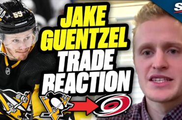 Jake Guentzel Reacts To Being Traded To The Carolina Hurricanes | NHL Trade Deadline