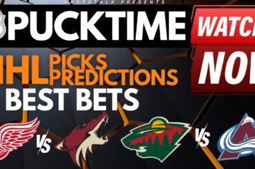 NHL Predictions, Picks & Odds | Wild vs Avalanche | Jets vs Kraken | PuckTime Mar 8