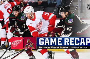 Red Wings @ Coyotes 3/8 | NHL Highlights 2024