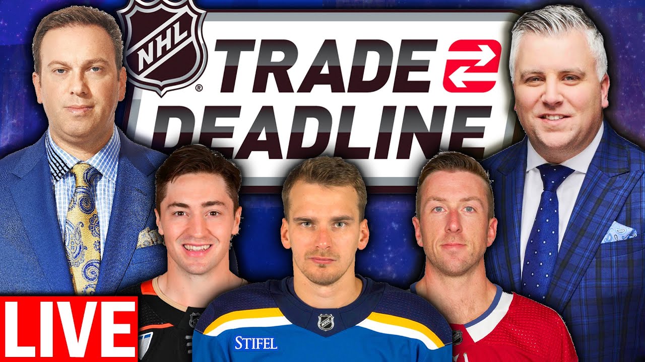 🔴2024 NHL TRADE DEADLINE LIVE STREAM! BIG TRADES, SIGNINGS, TRADE