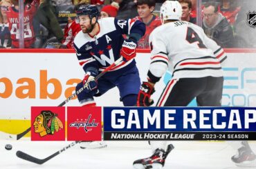 Blackhawks @ Capitals 3/9 | NHL Highlights 2024