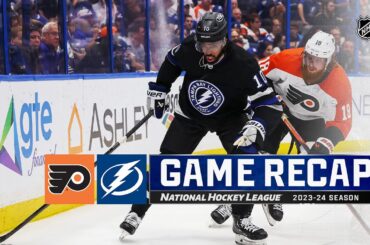 Flyers @ Lightning 3/9 | NHL Highlights 2024