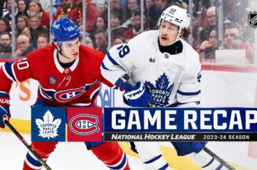 Maple Leafs @ Canadiens 3/9 | NHL Highlights 2024