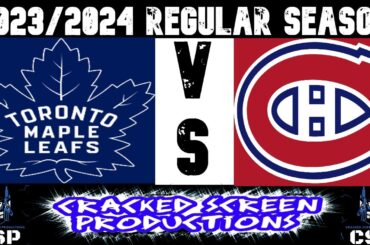 LIVE NHL Play By Play Commentary Toronto Maple Leafs @ Montreal Canadiens