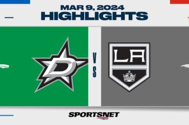 NHL Highlights | Stars vs. Kings - March 9, 2024