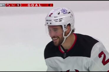 Brendan Smith scores his first goal as a Devil out of the box #NJDevils