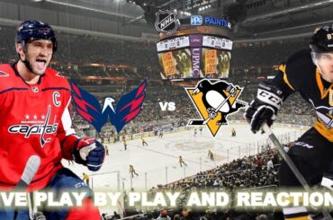 Washington Capitals vs Pittsburgh Penguins Live Play-By-Play & Reactions