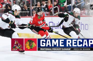 Coyotes @ Blackhawks 3/10 | NHL Highlights 2024