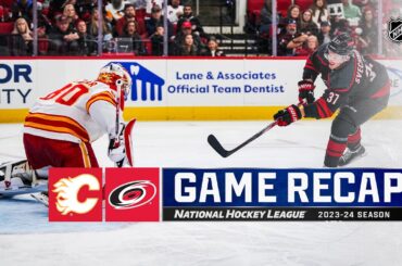 Flames @ Hurricanes 3/10 | NHL Highlights 2024