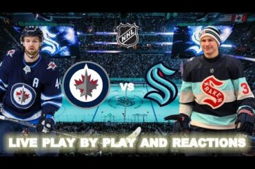 Winnipeg Jets vs Seattle Kraken Live Play-By-Play & Reactions