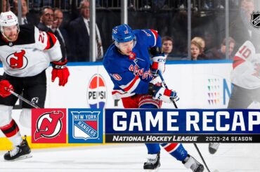 Devils @ Rangers 3/11 | NHL Highlights 2024