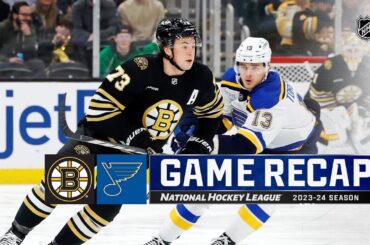 Blues @ Bruins 3/11 | NHL Highlights 2024