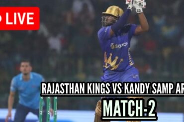 Rajasthan kings vs Kandy samp Army 2nd match live LCT 90 BALLS LIVE MATCH