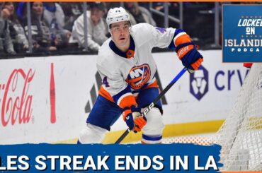 The New York Islanders Winning Streak Is Over After a Flat Performance in LA