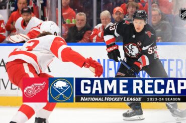 Red Wings @ Sabres 3/12 | NHL Highlights 2024