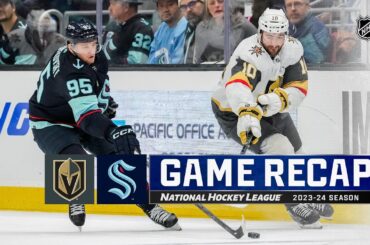 Golden Knights @ Kraken 3/12 | NHL Highlights 2024