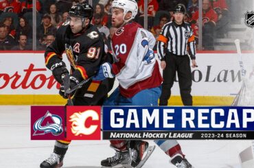 Avalanche @ Flames 3/12 | NHL Highlights 2024