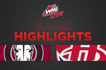 WHL Highlights: Rebels (4) at Hurricanes (6) - March 24, 2023